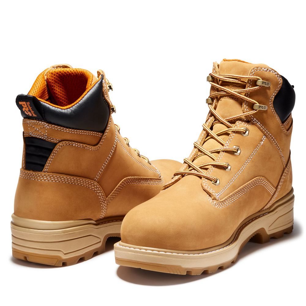 Timberland Mens Work Boots PRO® Resistor 6\" Comp Toe - Brown - India WI2419536